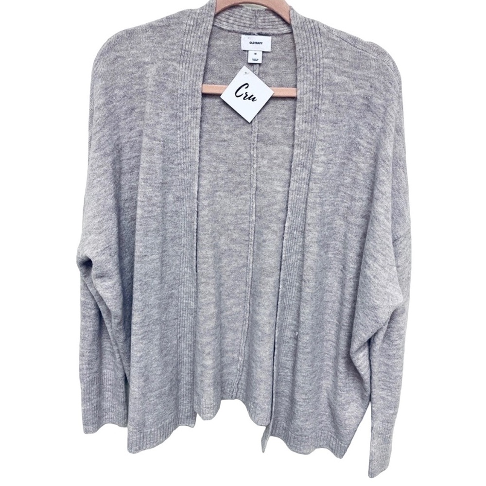 Old Navy Cozy Heathered Purple Openβ Cardigan